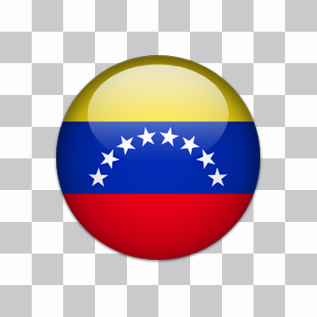 Aufkleber von einem Blatt mit Venezuela-Flagge für Ihre Fotos ..