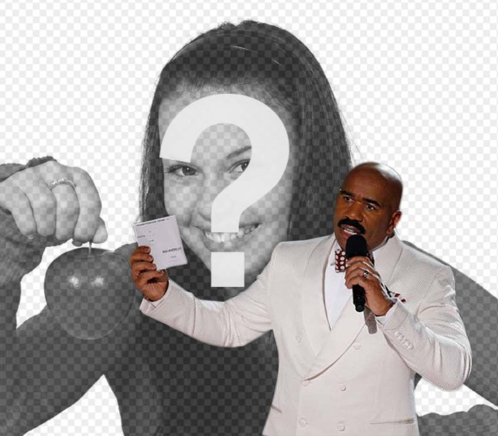 Meme Fotoeffekt von Steve Harvey, um lade ein Foto hoch ..