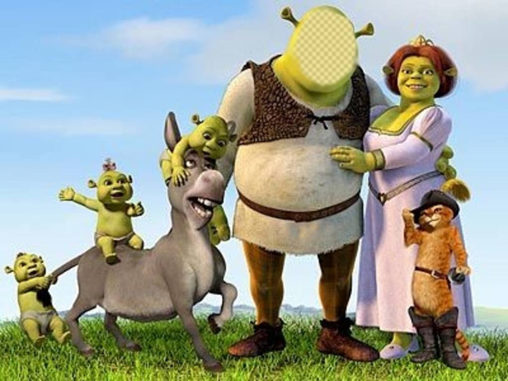 Verwandle dich in Shrek, indem du online dein Gesicht in seinen K?rper steckst.  ..