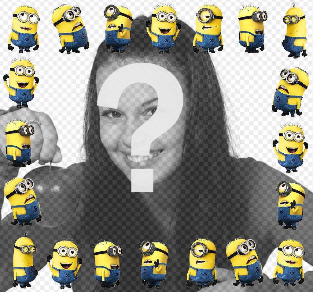 Free Bilderrahmen mit den Minions, um ein Foto ..