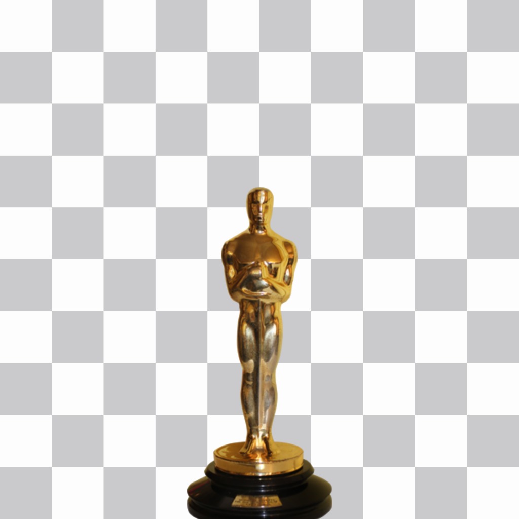 Aufkleber des Oscar-Statuette für Ihre Fotos ..