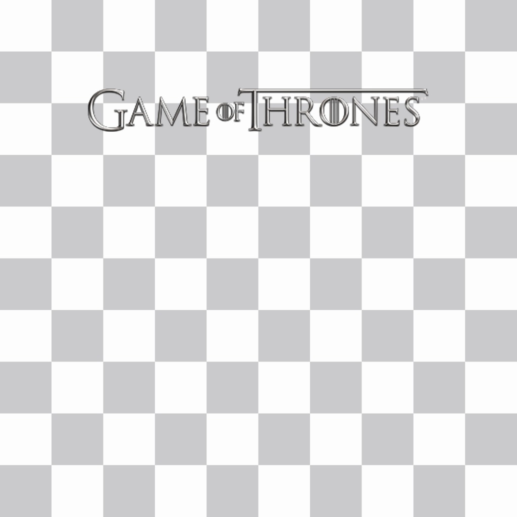 Logo von Game of Thrones, auf Ihre Fotos kostenlos ..