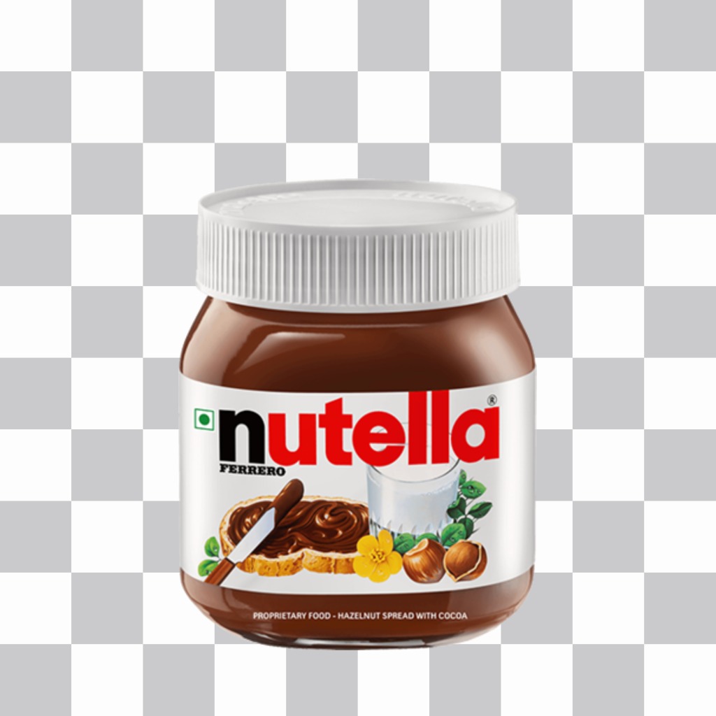 Wenn Sie Nutella dann lieben, die Auswirkungen auf soziale Netzwerke setzen Sie diesen Aufkleber auf Ihre Fotos ..