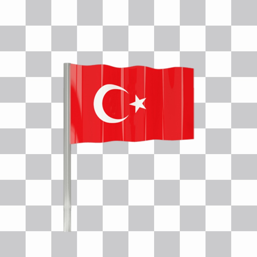 Türkei-Flagge Ihre Fotos schmücken kostenlos ..