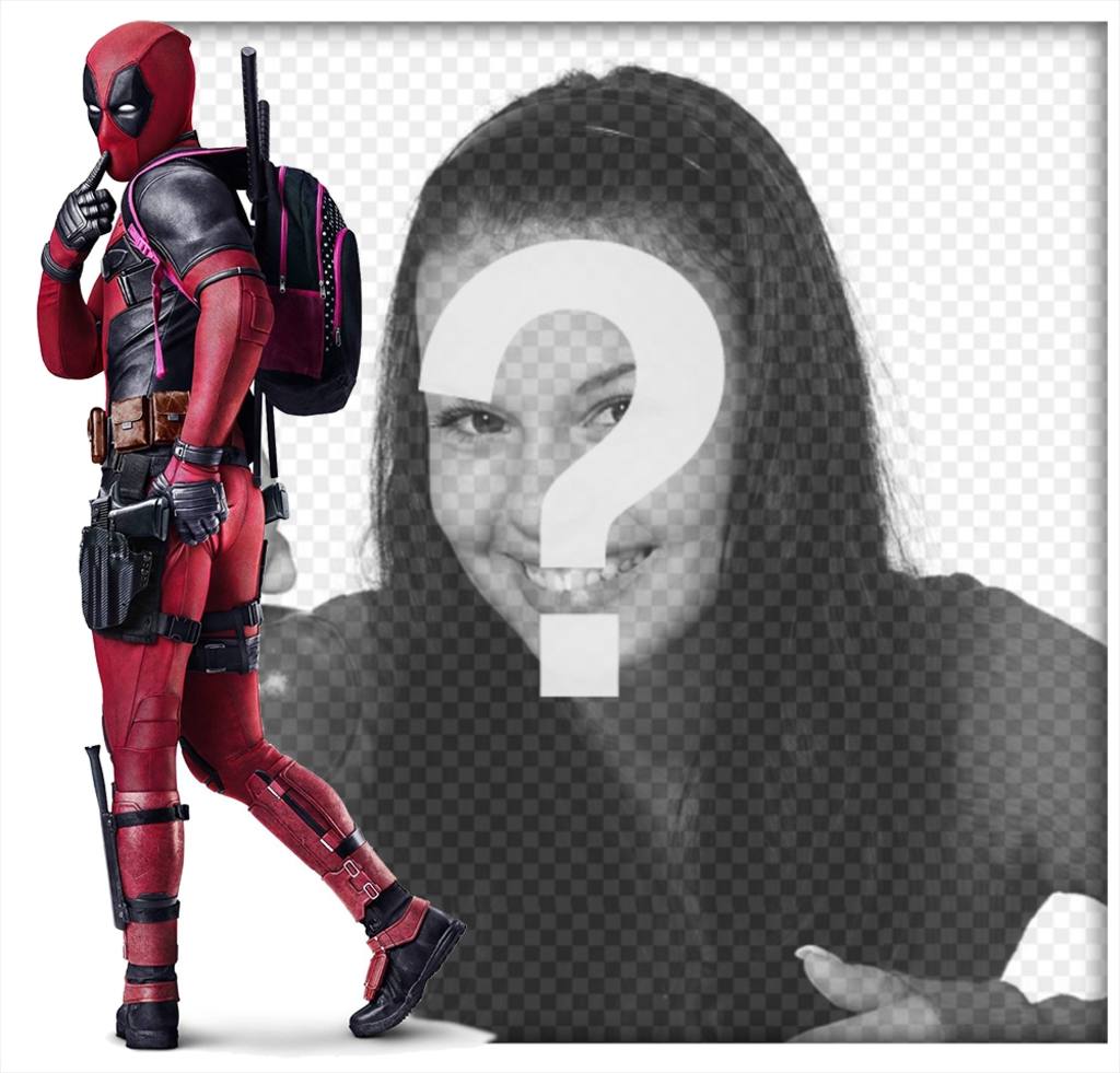 Ihr Foto neben Antiheld Deadpool ..