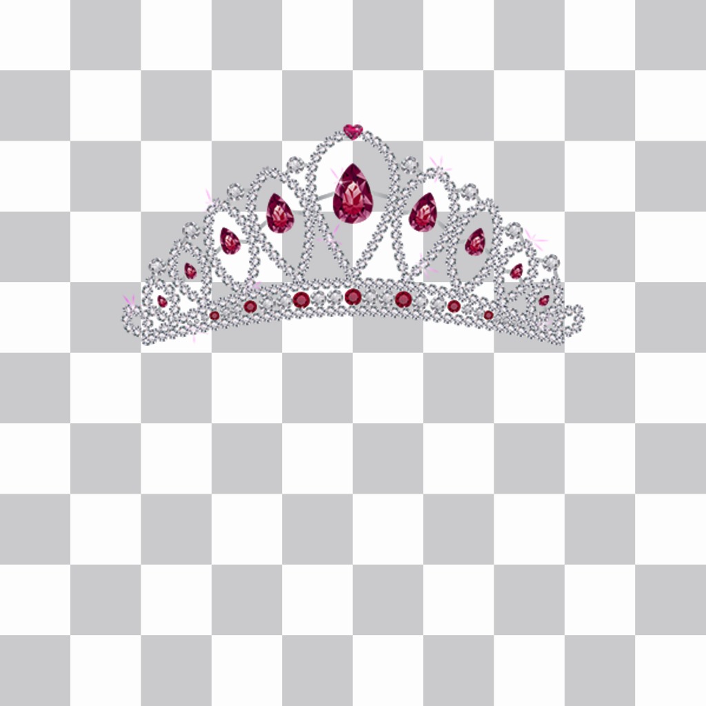 Setzen Sie sich ein Diamant-Tiara mit diesem Online-Foto-Effekt ..