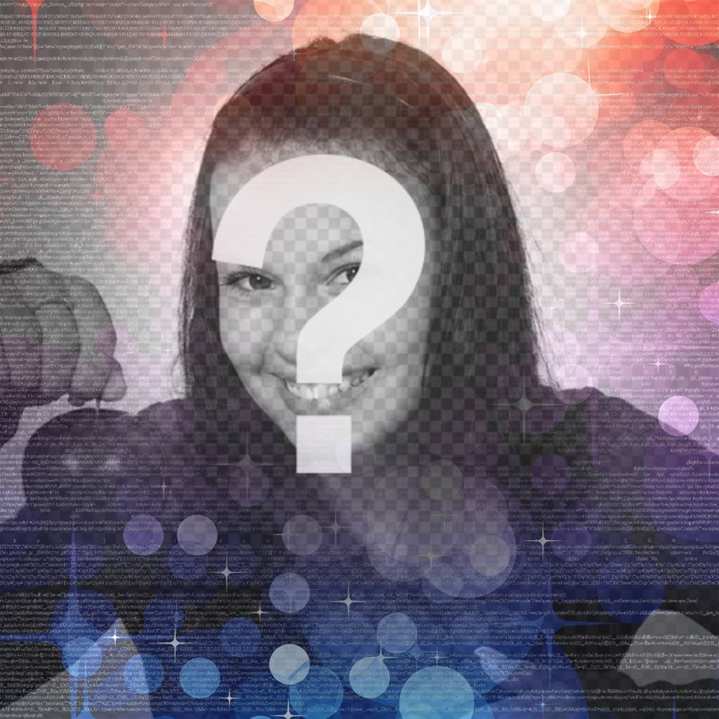 Fügen Sie ein abstraktes Filter mit Licht, um Ihre Fotos kostenlos ..