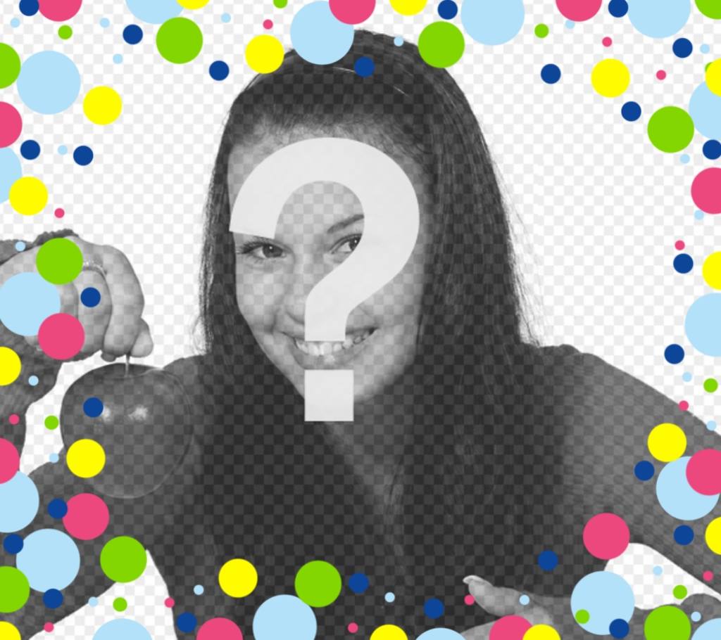 Bunte Rahmen mit Kreisen Ihre Fotos schmücken kostenlos ..