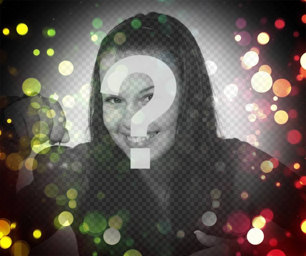 Filter von bunten Lichtern, um Ihre Fotos ..