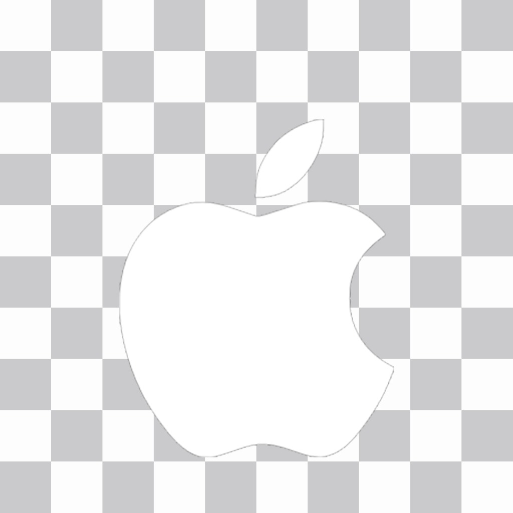 Dekorative Logoaufkleber von Apple zu kleben auf Ihre Bilder ..