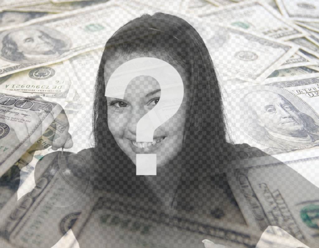 Filter für Fotos mit Geld Ihr Profilbild zu dekorieren ..