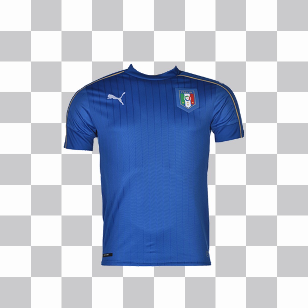 Foto Effekt der Fußball-T-Shirt von Italien auf Ihre Fotos ..
