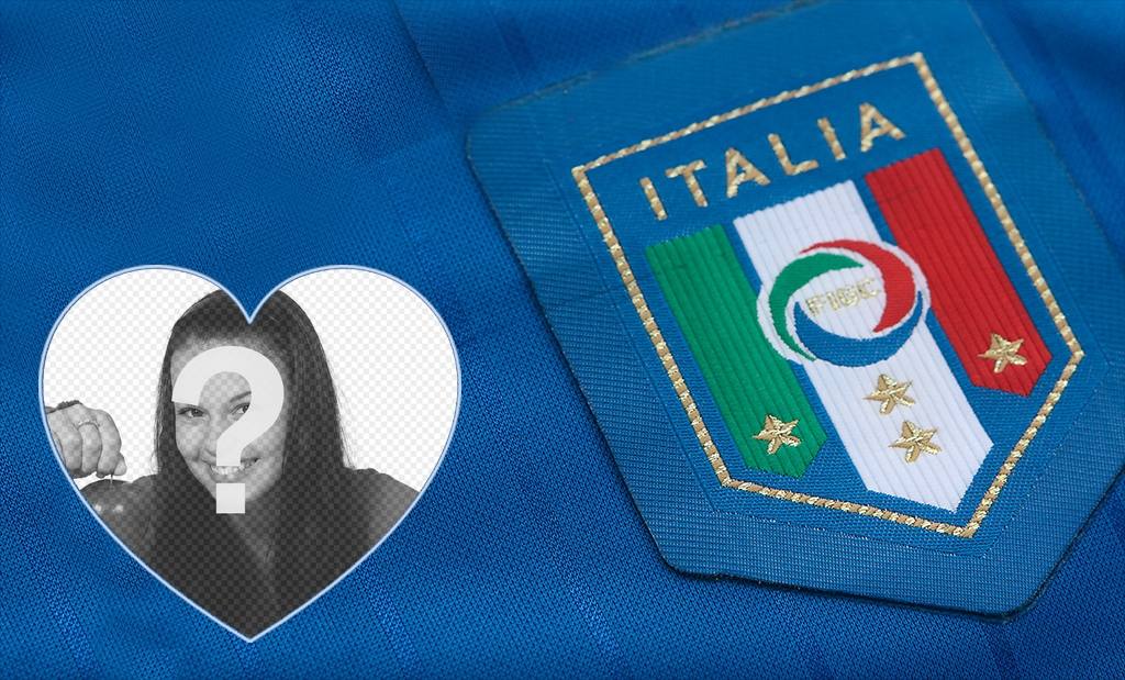 Unterstützt die italienische Fußballteam mit diesem Fotomontage ..