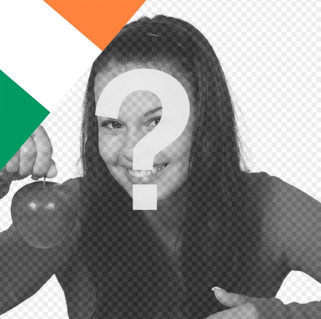 Kraft zu setzen, die die Flagge von Irland auf Ihre Fotos und dekorieren Sie Ihr Foto dieser Online-Effekt Laden ..