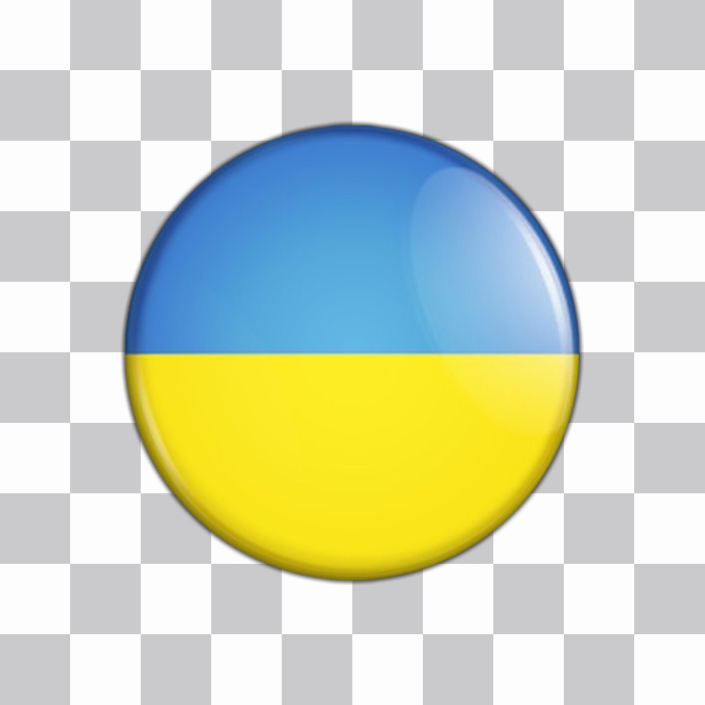 Ukraine Flag förmige Taste zum Einfügen und dekorieren Sie Ihre Fotos ..
