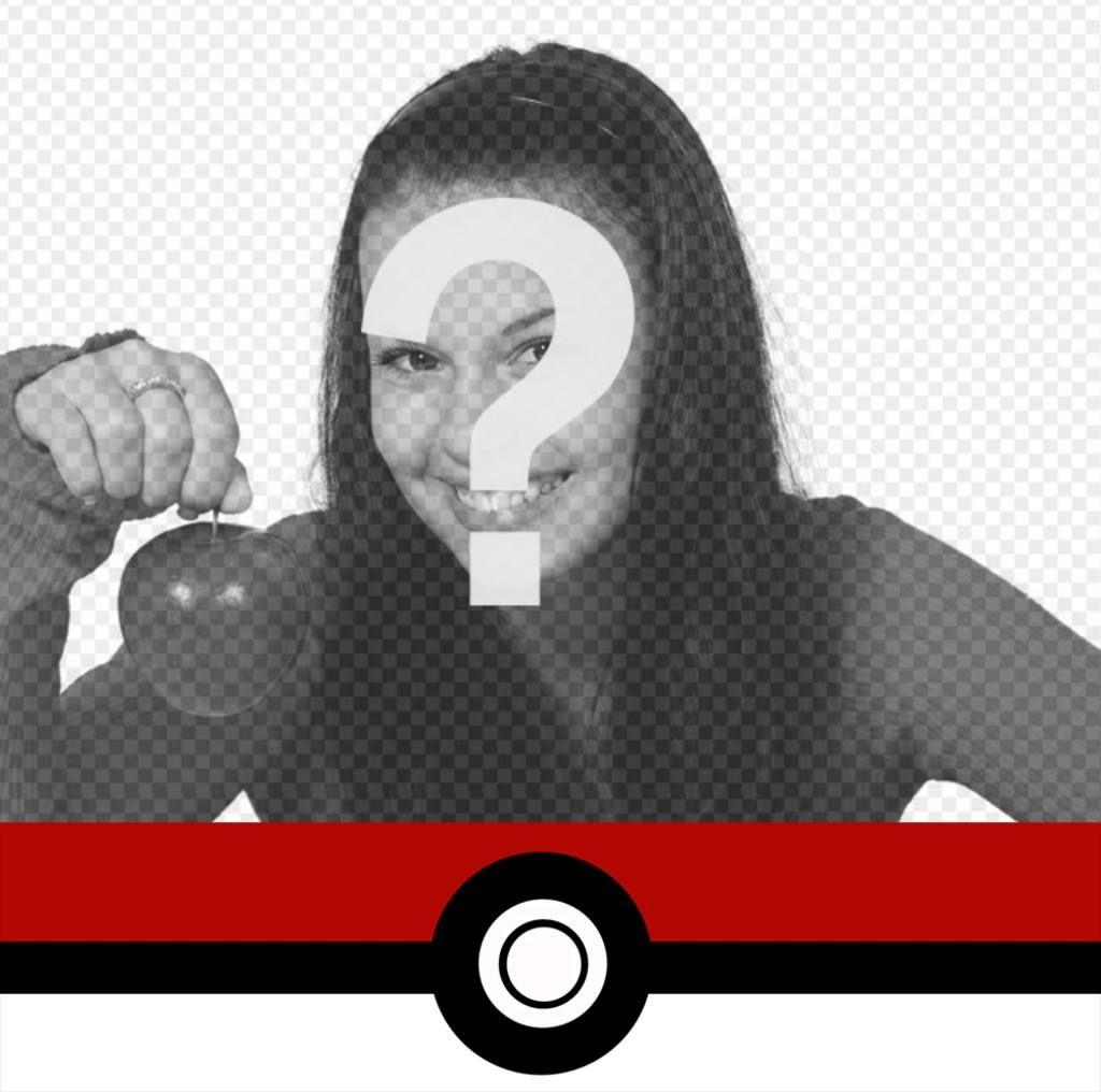 Zierband von Pokemon auf der Unterseite Ihres Fotos hinzuzufügen ..