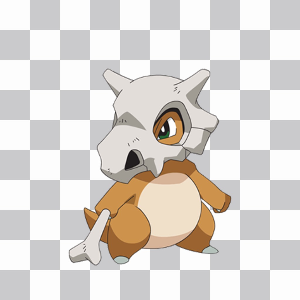 Setzen Sie auf Ihre Fotos der Pokemon Cubone als eine anpassbare Aufkleber ..