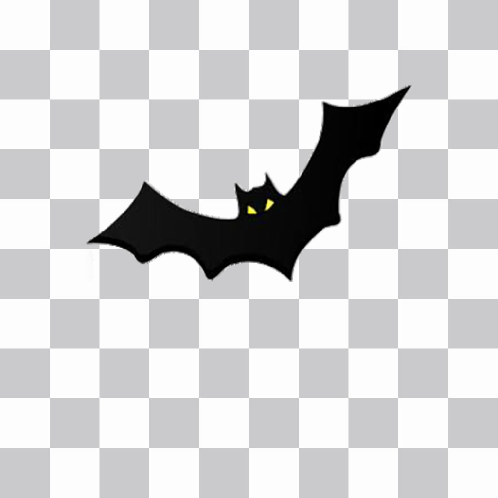 Fotomontage Ihr Foto zu dekorieren mit einer Fledermaus fliegen ..