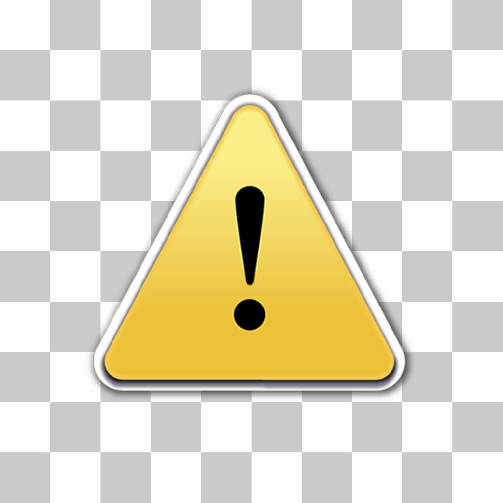 WARNUNG Emoticon, die Sie auf Ihre Fotos einfügen können kostenlos ..