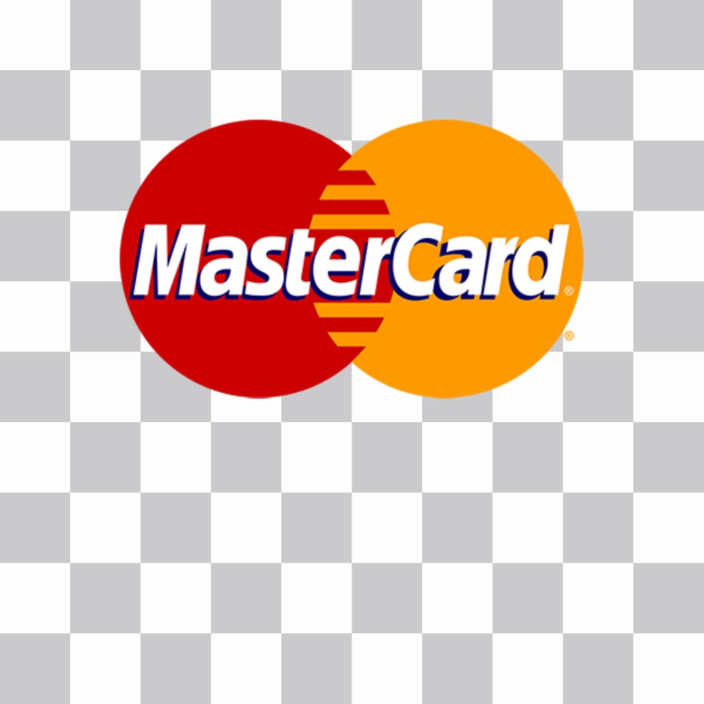 Logo von Mastercard können Sie auf Ihre Fotos einfügen und haben Spaß ..
