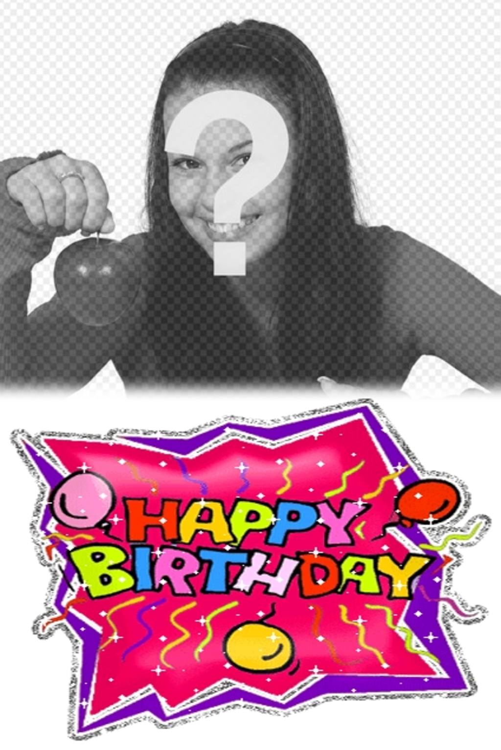 Erstellen Sie Ihre eigenen personalisierten Geburtstagskarte mit einem Bild! Verwenden Sie es, alles Gute zum Geburtstag Karte oder als eine Erinnerung..